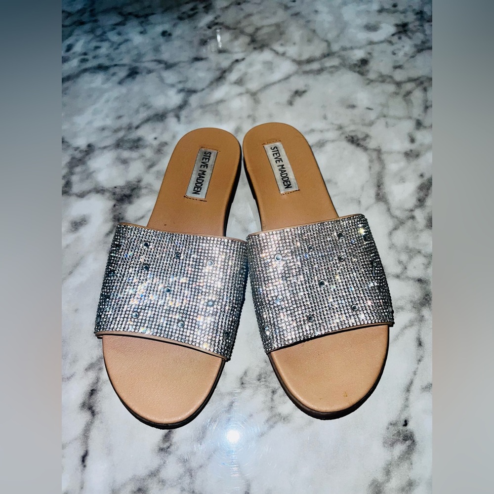 Steve Madden Kept Sandal Silver Metallic